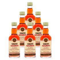 Miniatura Aperitivo Nacional Seagers Negroni 50ml 6un