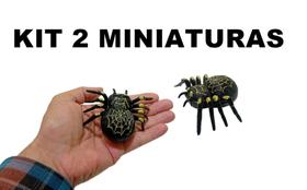 Miniatura aranha de brinquedo 2 unidades