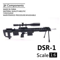 Miniatura arm brinquedo Dsr1 escala 1/6 Metralhador