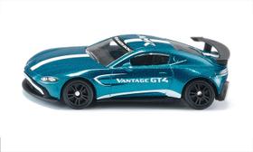 Miniatura Aston Martin Vantage GT4 Siku 1/64 Metal Pneus De Borracha Verde 1521 Miniatura Aston Martin Vantage GT4 Siku 1/64 Metal Pneus De Borracha Verde 1521