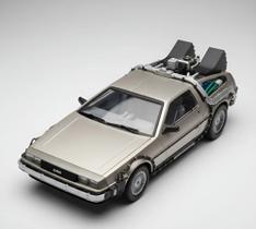 Miniatura atomodelo em metal Deloran réplica 1/18 de volta para o futuro marca sun star