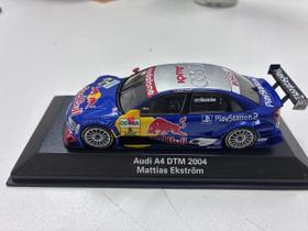 Miniatura Audi A4 2004 Mattias Ekstrom 1:43 Minichamps Azul Miniatura Audi A4 2004 Mattias Ekstrom 1:43 Minichamps Azul