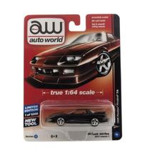 Miniatura auto world 1996 pontiac firebird t/a preto