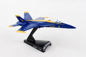 Miniatura Avião a Jato de Combate F/A-18C BLUE ANGELS 1/150