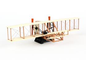 Miniatura aviao antigo 1903 daron wright flyer escala 1/72