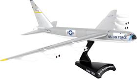Miniatura Avião B52 Stratofortress USAF Daron Postage Stamp 1300 Diecast Colecionável Bombardeiro Militar com Suporte