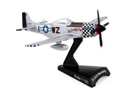 Miniatura Avião Caça Mustang Segunda Guerra Mundial 1/100 Miniatura Avião Caça Mustang Segunda Guerra Mundial 1/100