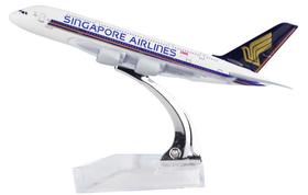 Miniatura Avião Comercial Air Bus 380 metal sortidos 1/400