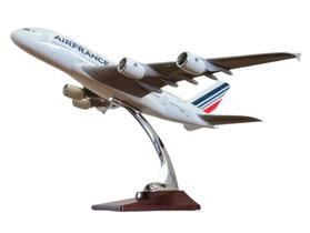 Miniatura Avião Comercial Airbus A380 Air France - Escala 1/160