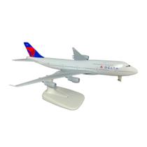 Miniatura Avião Comercial Boeing 747 Delta Airlines - Escala 1/250