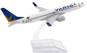 Miniatura Avião Comercial Varig Em Metal