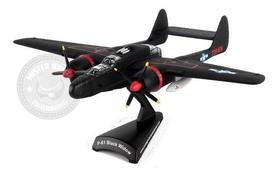 Miniatura Avião De Caça P-61 Black Widow Preto Daron 1/120