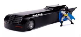 Miniatura Batmóvel c/ Figura Batman Metals Die Cast - 1:24 - Jada Toys