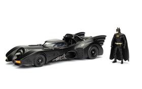 Miniatura Batmóvel Filme 1989 + Figura Batman Em Metal - 1/24 - Jada Miniatura Batmóvel Filme 1989 + Figura Batman Em Metal - 1/24 - Jada