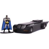 Miniatura Batmóvel Serie Animada 1:32 com Boneco Carrinho do Batman JAD31705 - Jada Toys