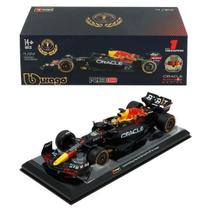 Miniatura Bburago Oracle Red Bull Racing RB18 F1 2022 Max Verstappen 1 1/24 c/ Piloto