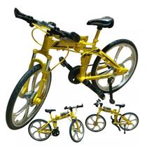 Miniatura Bicicleta Montain Bike Ciclismo Speed DFXL2139 Amarelo Miniatura Bicicleta Montain Bike Ciclismo Speed DFXL2139 Amarelo