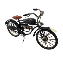 Miniatura bicicleta preta vintage