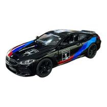 Miniatura BMW M8 Competition Livery Preto Metal 1:38