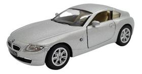 Miniatura Bmw Z4 Coupe Prata Metal Kinsmart 1:32 Miniatura Bmw Z4 Coupe Prata Metal Kinsmart 1:32
