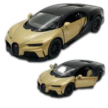 Miniatura Bugatti Chiron Supersport 1/38, 12,5 CM, em metal