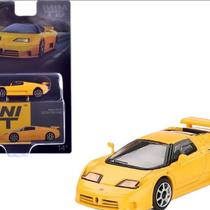 Miniatura Bugatti Eb110 Amarelo 1:64 Mini Gt