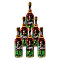 Miniatura Cachaça Mista de Jambu Indiazinha 50ml 6 Unidades