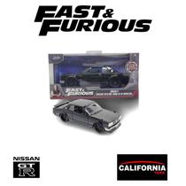 Miniatura California Toys - Fast & Furious 1:32 Brian's Nissan Skyline 2000 GT-R 1971 Preto