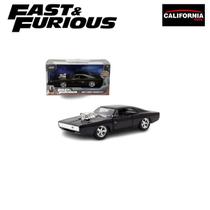 Miniatura California Toys - Fast & Furious Dom's Dodge Charger 1970 1:32 Preto