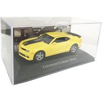 Miniatura Camaro Amarelo 2014 Coupê Chevrolet Clássico 1:43 - Altaya