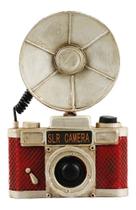 Miniatura Câmera Fotográfica Vermelha Estilo Retrô Vintage