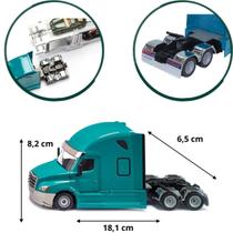 Miniatura Caminhão Americano Freightliner Cascadia Siku 150 Metal Verde 2720 Colecionável Diecast