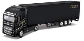 Miniatura Caminhão Baú Volvo FH16 Globetrotter 750 - Street Fire - 1:43 - Burago Miniatura Caminhão Baú Volvo FH16 Globetrotter 750 - Street Fire - 1:43 - Burago