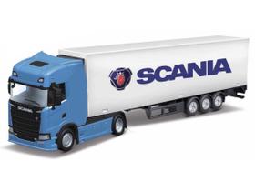 Miniatura Caminhão Carreta Scania 730s 1/43 Bburago