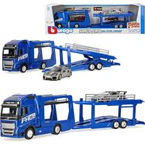 Miniatura Caminhão Cegonha Volvo Fh16 Porsche 911 gt2 rs 1/43 - Bburago