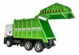 Miniatura Caminhão Coleta lixo Metal 1:50 Som/luz Miniatura Caminhão Coleta lixo Metal 1:50 Som/luz