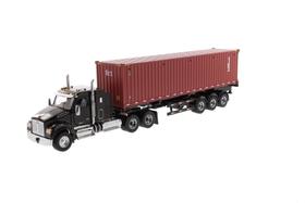 Miniatura Caminhão Container 1/50 Kenworth T880