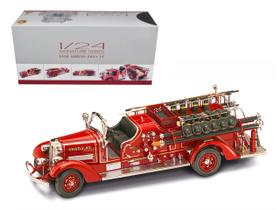 Miniatura caminhão de bombeiro ahrens-fox 1938 escala 1/24 - Lucky Models