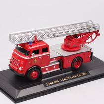 Miniatura caminhão de bombeiro escada daf a 1600 1962 1/43