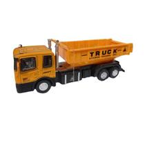 Miniatura caminhao de ferro metal 15cm lixo lixeira tanque bau carro carrinho