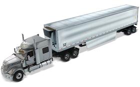 Miniatura Caminhão Diecast Masters International Lonestar Cor:Cinza