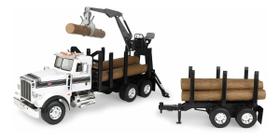 Miniatura Caminhão Fueiro Ertl Peterbilt Big Farm 367 1/16 Cor:Branco Miniatura Caminhão Fueiro Ertl Peterbilt Big Farm 367 1/16 Cor:Branco