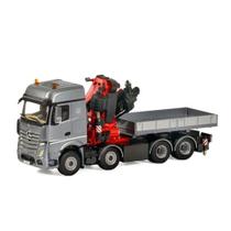 Miniatura caminhao guindaste wsi mercedes benz big 8x4 1/50