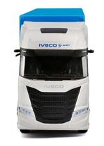Miniatura Caminhão Iveco S-way Baú Burago 1/43 Cor:branca