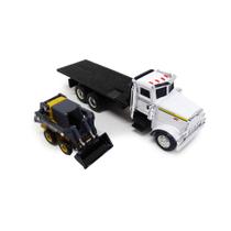 Miniatura Caminhão Peterbil 367 Carregadeira John Deere 1/64