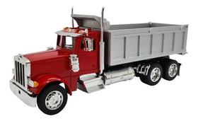 Miniatura Caminhão Peterbilt 379 Vermelho Caçamba Welly 1:32