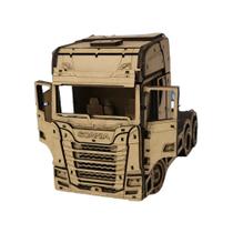 Miniatura Caminhão R540 Em Mdf Quebra Cabeça 6x4 Mdf Cru Mdf Cru