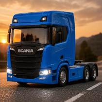 Miniatura caminhão Scania trucado 7705 1:50 c luz e som Miniatura caminhão Scania trucado 7705 1:50 c luz e som