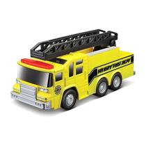 Miniatura Caminhão Team Rescue Ladder Truck Amarelo Maisto 82039