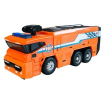 Miniatura Caminhão Team Rescue Rigs Hazmat Vehicle Laranja Maisto 82039